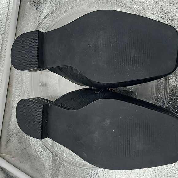 C Black Ermonn MULES Chain Accents Sz 10 - Picture 10 of 11